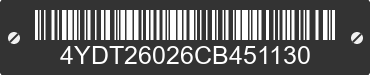 2012 KEYSTONE Keystone 4YDT26026CB451130 VIN decoded
