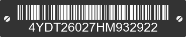 2017 KEYSTONE Keystone 4YDT26027HM932922 VIN decoded