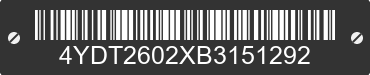 2011 KEYSTONE Keystone 4YDT2602XB3151292 VIN decoded