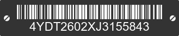 2018 KEYSTONE Keystone 4YDT2602XJ3155843 VIN decoded