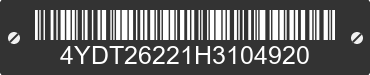 2017 KEYSTONE Keystone 4YDT26221H3104920 VIN decoded