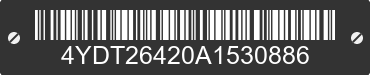 2010 KEYSTONE Keystone 4YDT26420A1530886 VIN decoded