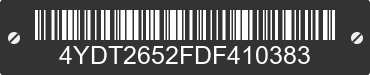 2013 KEYSTONE Keystone 4YDT2652FDF410383 VIN decoded
