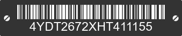 2017 KEYSTONE Keystone 4YDT2672XHT411155 VIN decoded