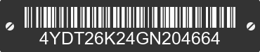 2016 KEYSTONE Keystone 4YDT26K24GN204664 VIN decoded