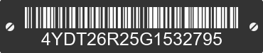 2016 KEYSTONE Keystone 4YDT26R25G1532795 VIN decoded