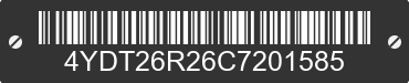 2012 KEYSTONE Keystone 4YDT26R26C7201585 VIN decoded