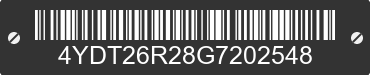 2016 KEYSTONE Keystone 4YDT26R28G7202548 VIN decoded