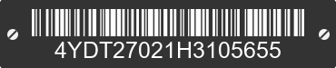 2017 KEYSTONE Keystone 4YDT27021H3105655 VIN decoded