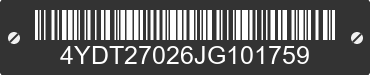 2018 KEYSTONE Keystone 4YDT27026JG101759 VIN decoded