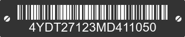 2021 KEYSTONE Keystone 4YDT27123MD411050 VIN decoded