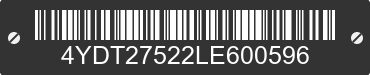 2020 KEYSTONE Keystone 4YDT27522LE600596 VIN decoded