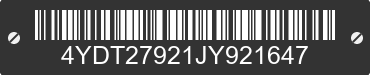2018 KEYSTONE Keystone 4YDT27921JY921647 VIN decoded
