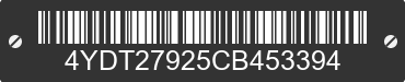 2012 KEYSTONE Keystone 4YDT27925CB453394 VIN decoded