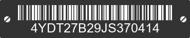 2018 KEYSTONE Keystone 4YDT27B29JS370414 VIN decoded