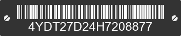 2017 KEYSTONE Keystone 4YDT27D24H7208877 VIN decoded
