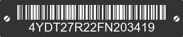 2015 KEYSTONE Keystone 4YDT27R22FN203419 VIN decoded