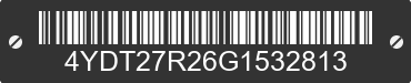 2016 KEYSTONE Keystone 4YDT27R26G1532813 VIN decoded