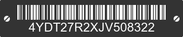 2018 KEYSTONE Keystone 4YDT27R2XJV508322 VIN decoded