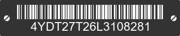 2020 KEYSTONE Keystone 4YDT27T26L3108281 VIN decoded