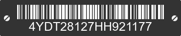 2017 KEYSTONE Keystone 4YDT28127HH921177 VIN decoded