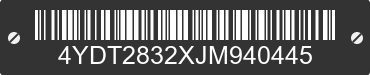 2018 KEYSTONE Keystone 4YDT2832XJM940445 VIN decoded