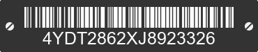 2018 KEYSTONE Keystone 4YDT2862XJ8923326 VIN decoded