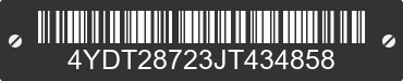 2018 KEYSTONE Keystone 4YDT28723JT434858 VIN decoded