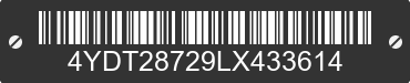 2020 KEYSTONE Keystone 4YDT28729LX433614 VIN decoded