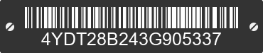 2003 KEYSTONE Keystone 4YDT28B243G905337 VIN decoded