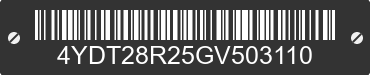 2016 KEYSTONE Keystone 4YDT28R25GV503110 VIN decoded