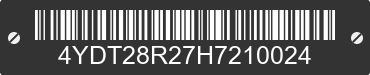 2017 KEYSTONE Keystone 4YDT28R27H7210024 VIN decoded