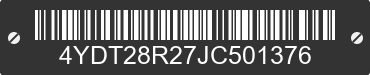 2018 KEYSTONE Keystone 4YDT28R27JC501376 VIN decoded
