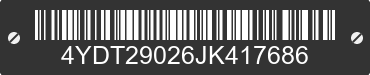 2018 KEYSTONE Keystone 4YDT29026JK417686 VIN decoded