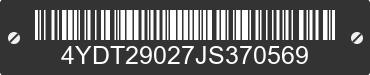 2018 KEYSTONE Keystone 4YDT29027JS370569 VIN decoded
