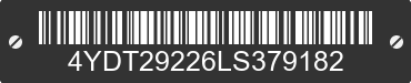 2020 KEYSTONE Keystone 4YDT29226LS379182 VIN decoded
