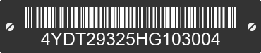 2017 KEYSTONE Keystone 4YDT29325HG103004 VIN decoded
