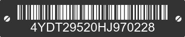 2017 KEYSTONE Keystone 4YDT29520HJ970228 VIN decoded
