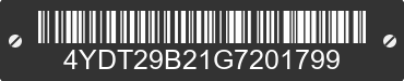 2016 KEYSTONE Keystone 4YDT29B21G7201799 VIN decoded