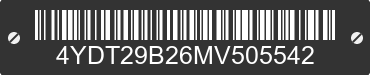 2021 KEYSTONE Keystone 4YDT29B26MV505542 VIN decoded