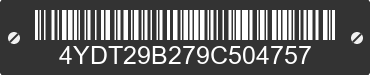 2009 KEYSTONE Keystone 4YDT29B279C504757 VIN decoded