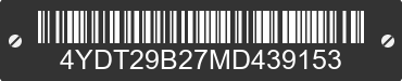 2021 KEYSTONE Keystone 4YDT29B27MD439153 VIN decoded