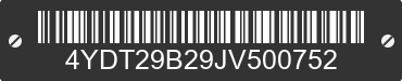 2018 KEYSTONE Keystone 4YDT29B29JV500752 VIN decoded