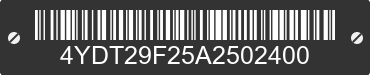 2010 KEYSTONE Keystone 4YDT29F25A2502400 VIN decoded