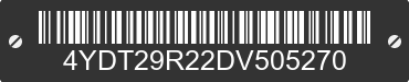 2013 KEYSTONE Keystone 4YDT29R22DV505270 VIN decoded