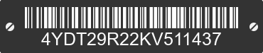 2019 KEYSTONE Keystone 4YDT29R22KV511437 VIN decoded