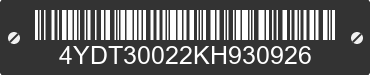 2019 KEYSTONE Keystone 4YDT30022KH930926 VIN decoded