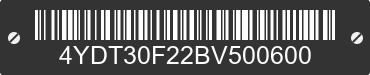 2011 KEYSTONE Keystone 4YDT30F22BV500600 VIN decoded