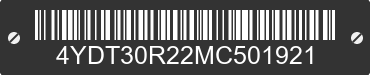 2021 KEYSTONE Keystone 4YDT30R22MC501921 VIN decoded