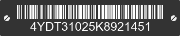 2019 KEYSTONE Keystone 4YDT31025K8921451 VIN decoded
